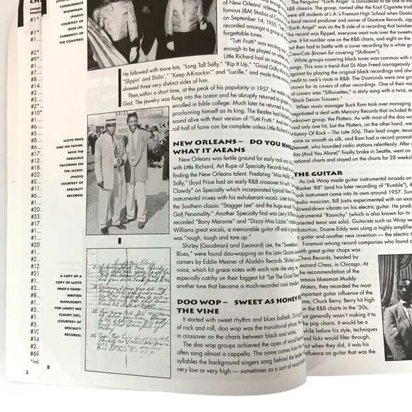 The Birth Of Rock & Roll Piano Vocal Guitar Sheet Music Paperback 1991 - Picture 4 of 9